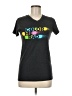 Assorted Brands Color Block Gray Short Sleeve T-Shirt Size M - photo 1
