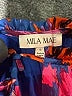 Mila Mae 100% Polyester Floral Blue Casual Dress Size L - photo 6