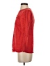J.Crew 100% Linen Red 3/4 Sleeve Blouse Size 0 - photo 5