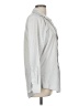 Bill Blass Polka Dots Silver Long Sleeve Button-Down Shirt Size M - photo 4