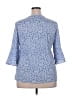Unbranded 100% Polyester Blue 3/4 Sleeve T-Shirt Size XXL - photo 2