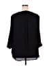Torrid 100% Polyester Black 3/4 Sleeve Blouse Size 3X Plus (3) - photo 2