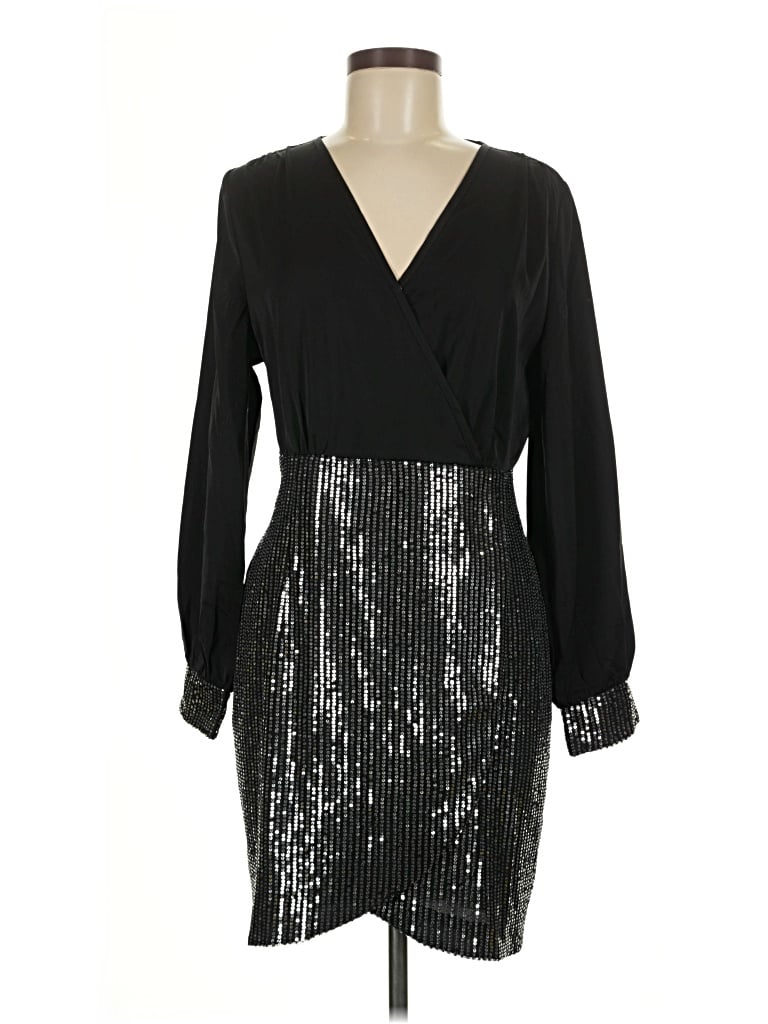 Pre-owned Cupshe Cocktail Dress In Black