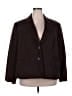 Evan Picone 100% Polyester Brown Blazer Size 2X (estimated) - photo 1