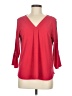 Love Scarlett Red 3/4 Sleeve Blouse Size M - photo 1