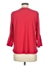 Love Scarlett Red 3/4 Sleeve Blouse Size M - photo 2