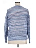 John Paul Richard 100% Polyester Metallic Blue Pullover Sweater Size XL - photo 2