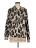 Fate Animal Print Tan Pullover Sweater Size M - photo 1