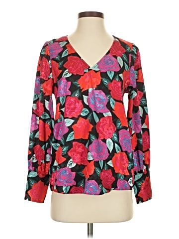 Cupcakes & Cashmere Long Sleeve Blouse (view 1)