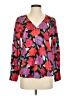 Cupcakes & Cashmere Red Long Sleeve Blouse Size XS - photo 1