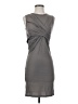 Clu Solid Gray Cocktail Dress Size S - photo 1
