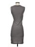 Clu Solid Gray Cocktail Dress Size S - photo 2
