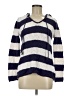 Faded Glory 100% Cotton Stripes Blue Pullover Sweater Size M - photo 1