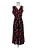 Karina Floral Multi Color Black Casual Dress Size XS (estimated) - photo 1