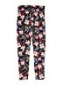 Justice Floral Black Casual Pants Size 10 - photo 2