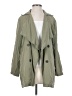 Forever 21 100% Lyocell Green Trenchcoat Size S - photo 1