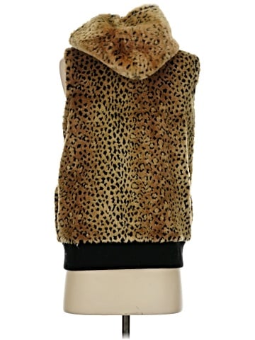 Allen Allen Faux Fur Vest (view 2)