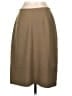 Banana Republic Solid Tan Wool Skirt Size 4 - photo 2