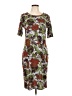 Lularoe Print Brown Casual Dress Size L - photo 1