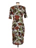 Lularoe Print Brown Casual Dress Size L - photo 2