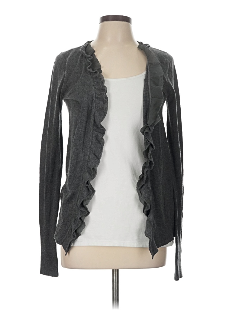 Pre-owned Hollister Cardigan Sweater In Gray