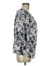 Adrienne Vittadini 100% Polyester Silver 3/4 Sleeve Blouse Size M - photo 4