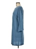 Natori Solid Blue Casual Dress Size M - photo 5