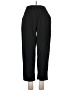 Emery Rose Solid Black Casual Pants Size L - photo 1
