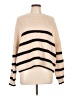 Just Polly Stripes Tan Pullover Sweater Size L - photo 1