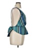 Zara Blue Sleeveless Blouse Size XL - photo 4