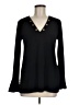 MICHAEL Michael Kors Black Long Sleeve Blouse Size M - photo 1