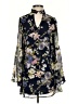 Lulus 100% Polyester Floral Blue Cocktail Dress Size XS - photo 1