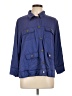 MULTIPLES 100% Lyocell Blue 3/4 Sleeve Button-Down Shirt Size L - photo 1