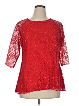 Brittany Black 3/4 Sleeve Blouse