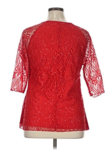 Brittany Black 3/4 Sleeve Blouse (view 2)