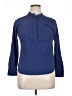 Billy T 100% Cotton Blue Long Sleeve Blouse Size XL - photo 1