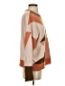 360 Cashmere 100% Cashmere Color Block Tan Cashmere Pullover Sweater Size S - photo 4