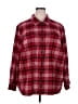 Chaps 100% Cotton Red Cardigan Size 3X - photo 1