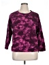 Terra & Sky Tie-dye Purple Pullover Sweater Size 0X - photo 1