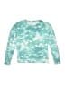 Athleta Girl Tie-dye Teal Pullover Sweater Size 14 - photo 1