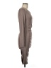 Express Solid Gray Casual Dress Size M - photo 4