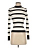 Shein 100% Viscose Stripes Ivory Turtleneck Sweater Size 4 - photo 1