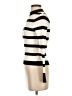 Shein 100% Viscose Stripes Ivory Turtleneck Sweater Size 4 - photo 5