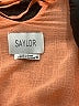 Saylor 100% Polyester Orange Sleeveless Blouse Size XS - photo 7