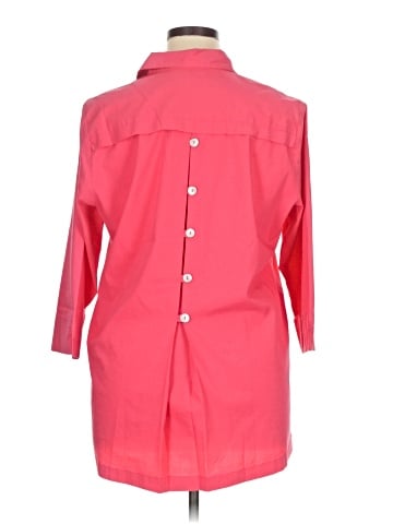Zac & Rachel 3/4 Sleeve Button-Down Shirt (view 2)