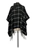 Michael Stars 100% Acrylic Black Poncho One size - photo 2
