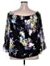 Torrid Black Long Sleeve Blouse Size 2X Plus (2) - photo 2