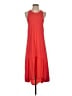 Assorted Brands Solid Red Casual Dress Size XS - photo 1
