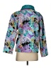 The Magic Scarf Co. 100% Polyester Print Teal Blue Jacket Size Sm - Lg - photo 2