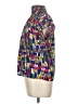 Greg Adams 100% Polyester Print Purple Short Sleeve Blouse Size 8 - photo 5